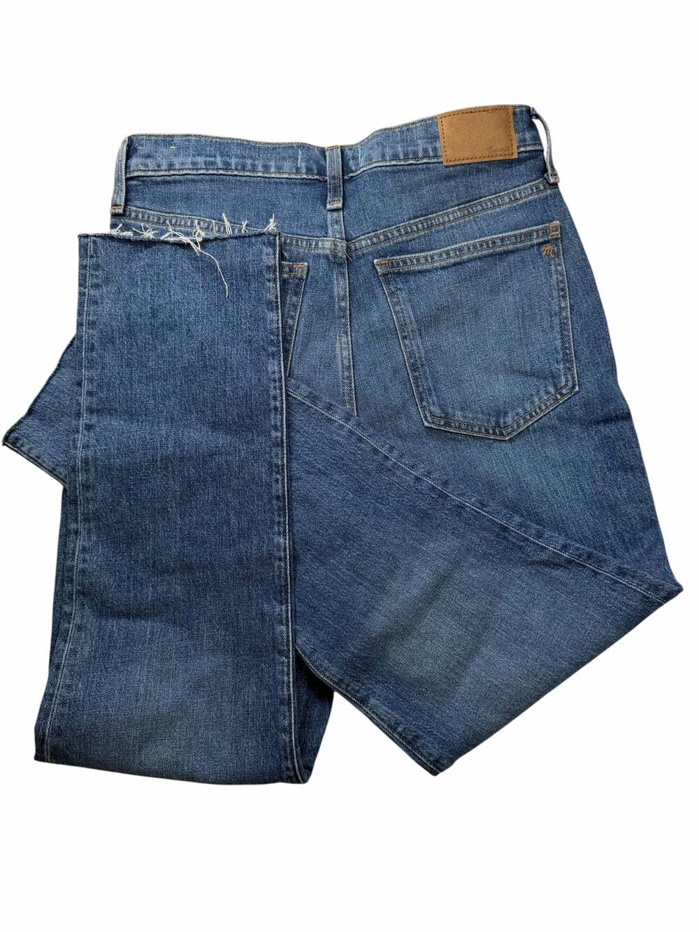 NWT Madewell Perfect Vintage Jean Womens 28 High Rise Straight Alstyne Raw Hem - Picture 12 of 13